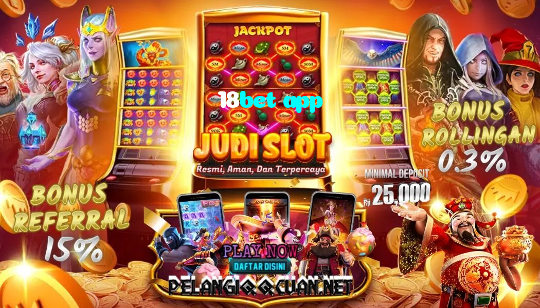 18bet app casino presented on mobile device in Pakistan with slots and live games